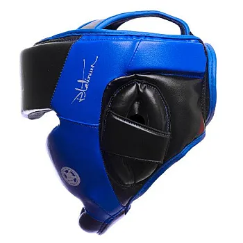 Боксерський шолом тренувальний PowerPlay 3031 Platinum Синьо-Чорний L