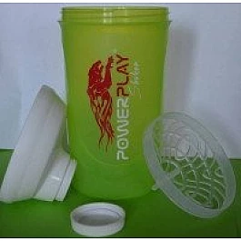 Шейкер спортивний ShakerStore з логотипом PowerPlay 600 мл. GREEN