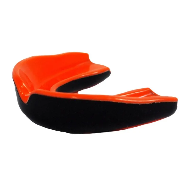 Капа боксерська PowerPlay 3315 SR Оранжево-Чорна LEMON фото товару