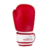 Боксерські рукавиці PowerPlay 3004 JR Червоно-Білі 8 унцій фото товара