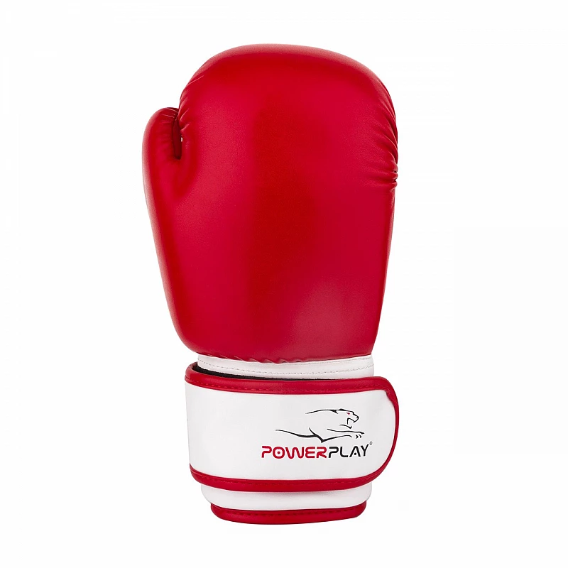 Боксерські рукавиці PowerPlay 3004 JR Червоно-Білі 8 унцій фото товара