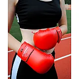 Рукавички для карате PowerPlay 3027 Червоні M фото товара