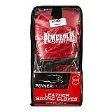 Боксерські рукавиці PowerPlay 3015 Червоні [натуральна шкіра] 12 унцій фото товару