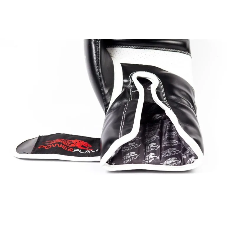 Боксерські рукавиці PowerPlay 3009 Чорні 8 унцій фото товара