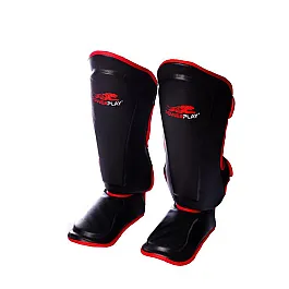 Защита голени и стопы PowerPlay 3034 черно-красная S