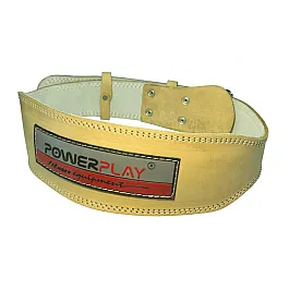 Пояс для тяжелой атлетики PowerPlay 5084 светло коричневый S