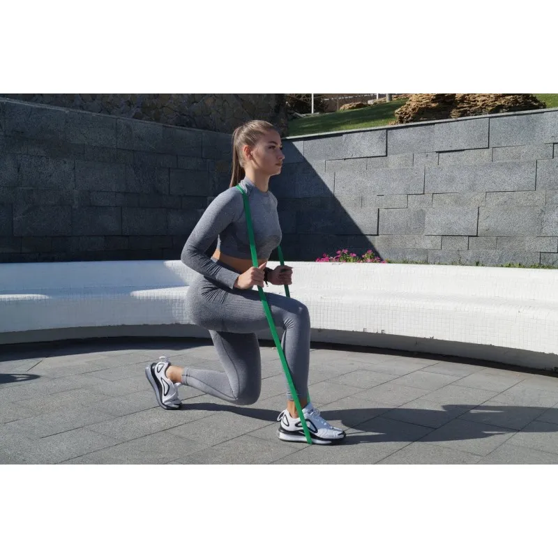 Резина для тренувань PowerPlay 4115 Medium Зелена фото товару