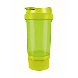 Шейкер спортивный Shake360 500 мл. с контейнером Green