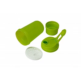 Шейкер спортивный Shake360 500 мл. с контейнером Green