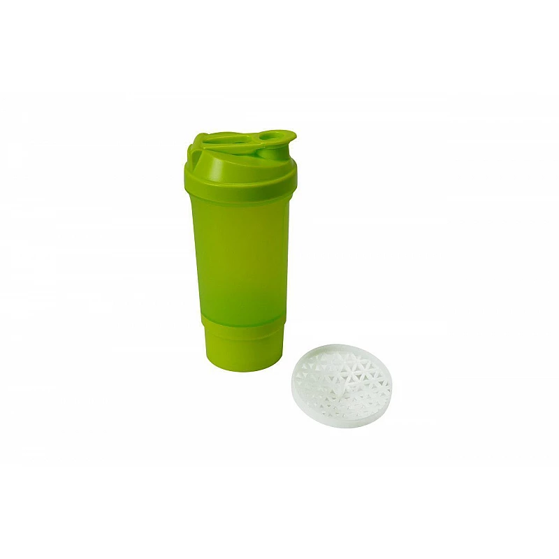 Шейкер спортивный Shake360 500 мл. с контейнером Green фото товара