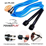 Скакалка PowerPlay 4201 Оранжева фото товару