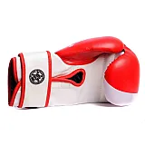 Боксерські рукавиці PowerPlay 3021-2 Poland Червоно-білі, 8 унцій фото товару