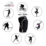 Наколінник спортивний PowerPlay 4104 (1шт) Чорний L\XL фото товару