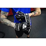 Рукавички для MMA PowerPlay 3056 А Чорно-Білі XL фото товару