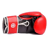 Боксерські рукавички PowerPlay 3021-1 Poland червоно-чорні 10 унцій фото товару