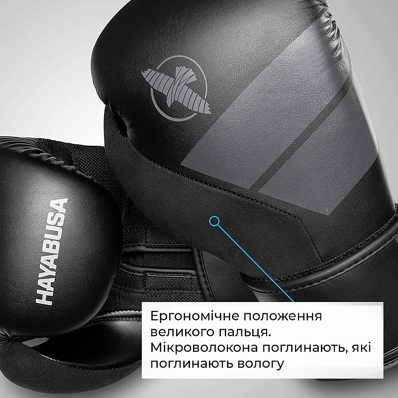 Боксерські рукавиці Hayabusa S4 - Чорні 16oz (Original) фото товара