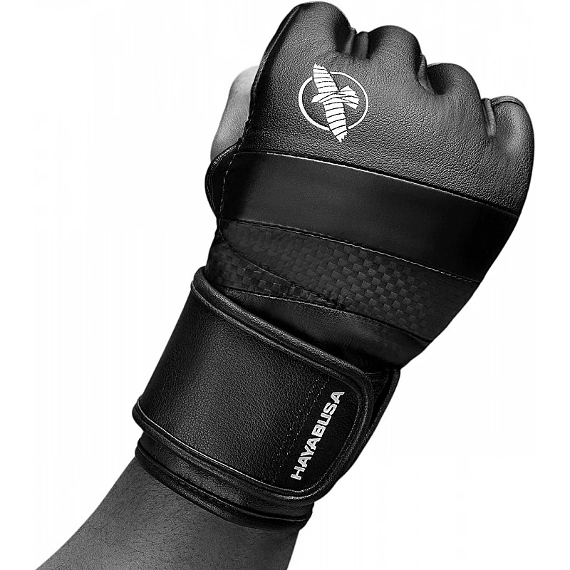 Рукавички для MMA Hayabusa T3  - Чорні M 4oz (Original) фото товару