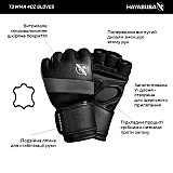 Рукавички для MMA Hayabusa T3  - Чорні M 4oz (Original) фото товару