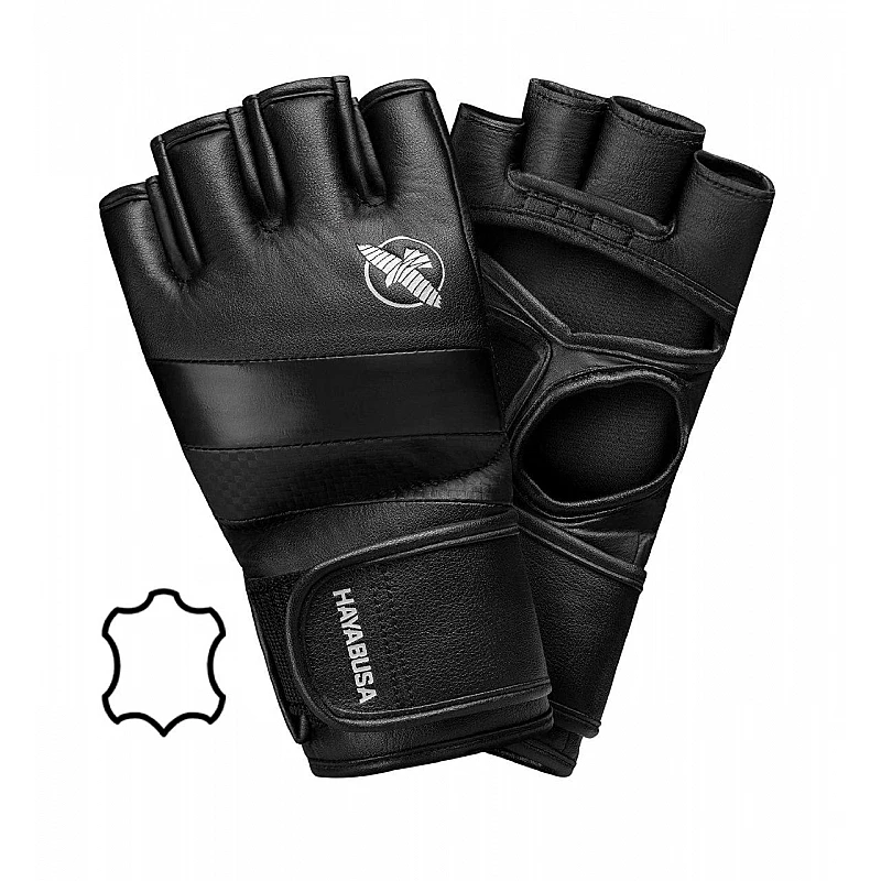 Рукавички для MMA Hayabusa T3  - Чорні M 4oz (Original) фото товару