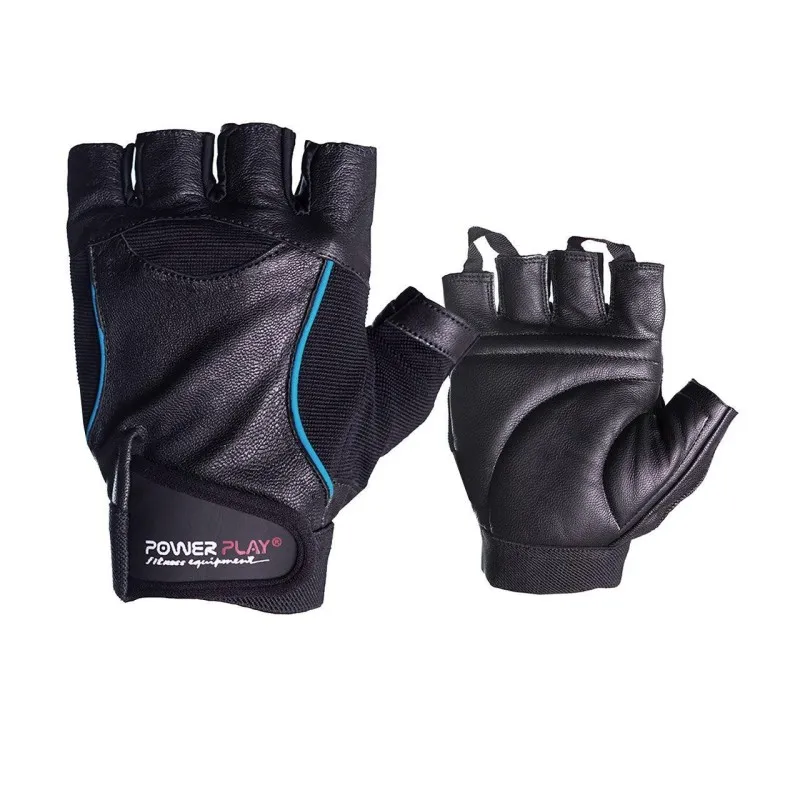 Рукавички для фітнесу PowerPlay 2128 Чорні L фото товару