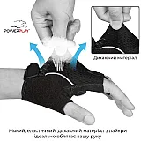 Велорукавички PowerPlay 5019 C Чорно-блакитні M фото товару