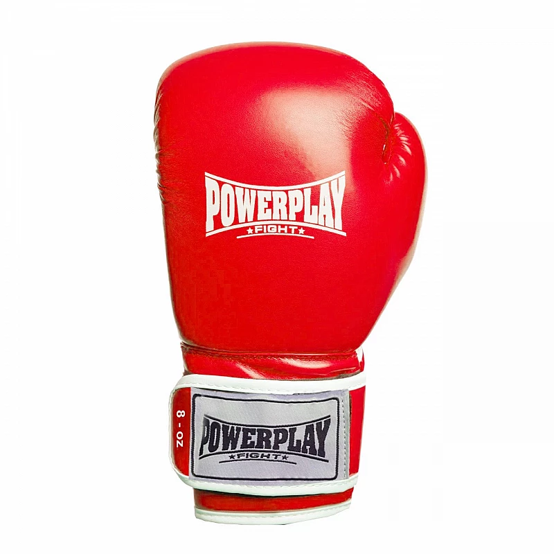 Боксерські рукавиці PowerPlay 3019 Червоні 8 унцій фото товару