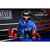 Боксерські рукавиці PowerPlay 3017 Чорні карбон 12 унцій фото товара