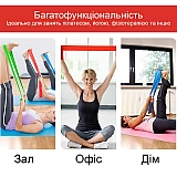 Еспандер лента PowerPlay 4112 Heavy Червона (200*15*0.6мм, 11кг) фото товара