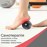 Набір масажних мячиків PowerPlay 4007 Чорні (3 шт) фото товару