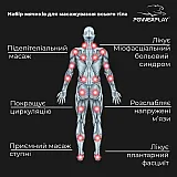 Набір масажних мячиків PowerPlay 4007 Чорні (3 шт) фото товару