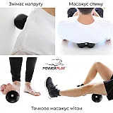 Набір масажних мячиків PowerPlay 4007 Чорні (3 шт) фото товару