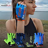 Велорукавички PowerPlay 5029 B Чорно-Зелені XL фото товару