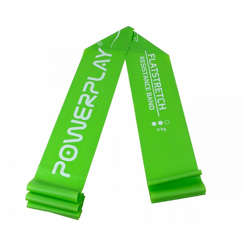 Еспандер лента PowerPlay 4112 Medium Зелена (200*15*0.5мм, 9кг) фото товару