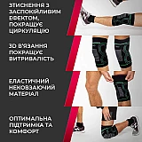Наколінники спортивні PowerPlay 4099 Черні S/M (пара) фото товару