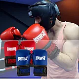 Боксерські рукавиці PowerPlay 3015 Сині [натуральна шкіра] 16 унцій фото товару