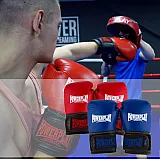 Боксерські рукавиці PowerPlay 3015 Сині [натуральна шкіра] 12 унцій фото товару