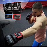 Рукавички для MMA PowerPlay 3058 Чорно-Сині M фото товару