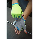 Рукавички для фітнесу PowerPlay 418 С жіночі Зелені M фото товару