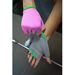 Рукавички для фітнесу PowerPlay 418 жіночі Розові M