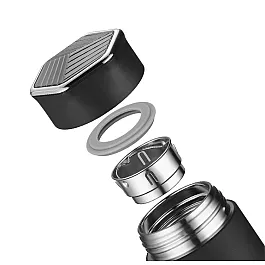 Термопляшка CASNO 450 мл KXN-6057 Чорна