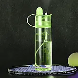 Пляшка для води CASNO 420 мл KXN-1151 Зелена з соломинкою фото товару
