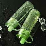 Пляшка для води CASNO 420 мл KXN-1151 Зелена з соломинкою фото товару