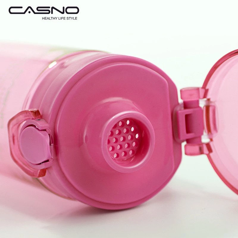 Пляшка для води CASNO 650 мл KXN-1157 Рожева фото товару