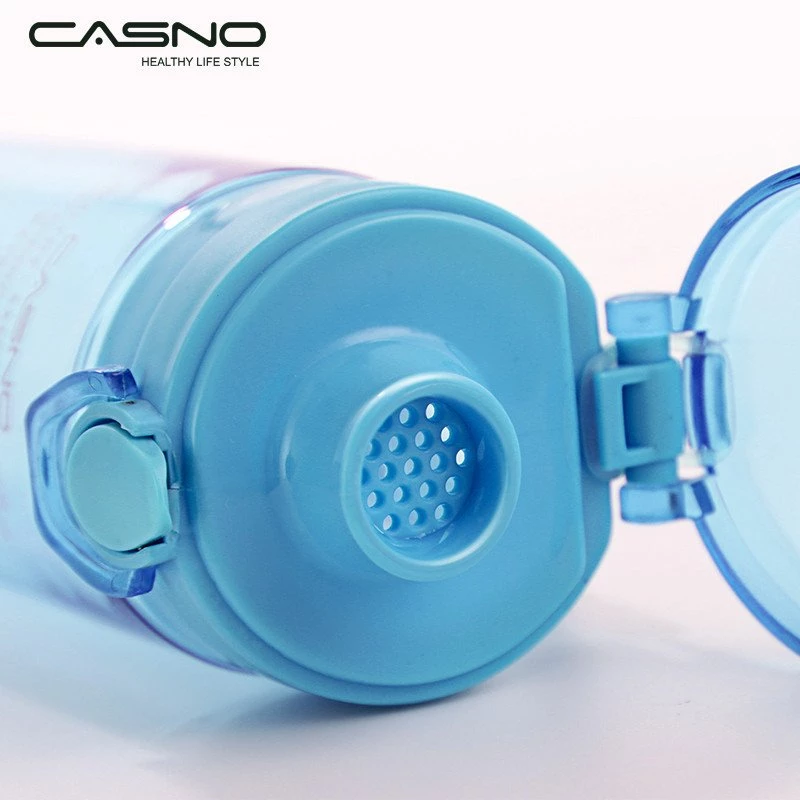 Пляшка для води CASNO 650 мл KXN-1157 Блакитна фото товару