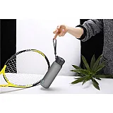 Пляшка для води CASNO 600 мл KXN-1196 Сіра з соломинкою фото товару