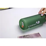 Пляшка для води CASNO 600 мл KXN-1196 Зелена з соломинкою фото товара