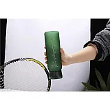 Пляшка для води CASNO 600 мл KXN-1196 Зелена з соломинкою фото товара