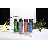 Пляшка для води CASNO 600 мл KXN-1196 Червона з соломинкою фото товару