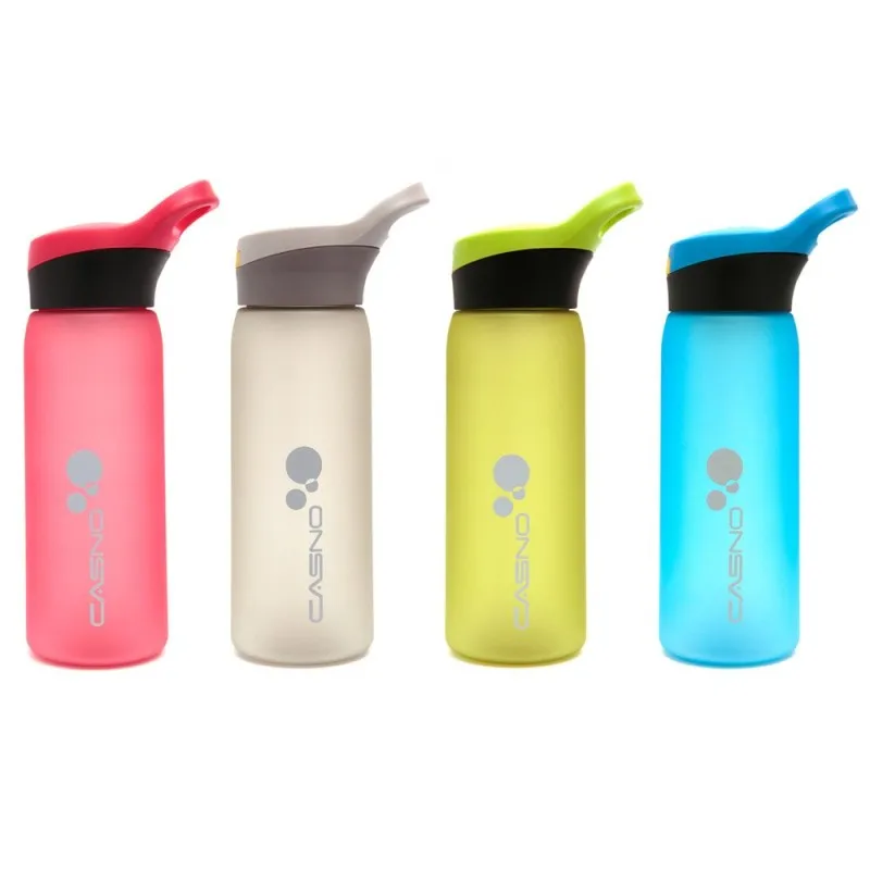 Пляшка для води CASNO 750 мл KXN-1210 Зелена з соломинкою фото товару