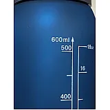 Пляшка для води CASNO 600 мл KXN-1196 Синя з соломинкою фото товару